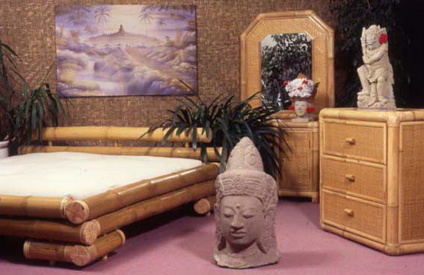 Bambus schlafzimmer