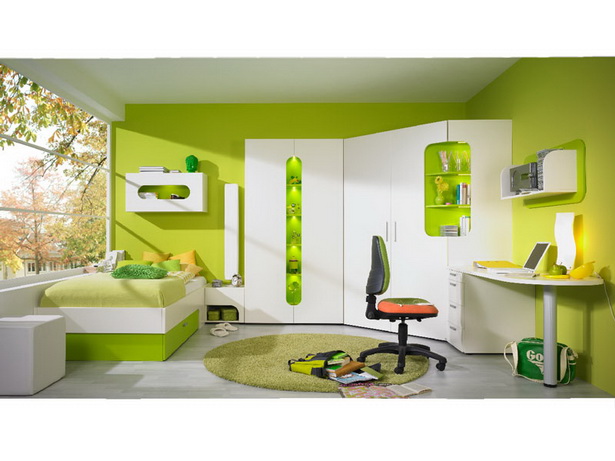 Jugendzimmer grün