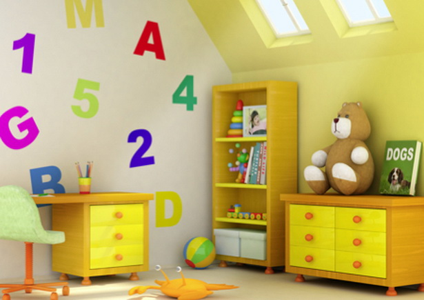 Kinderzimmer farblich gestalten