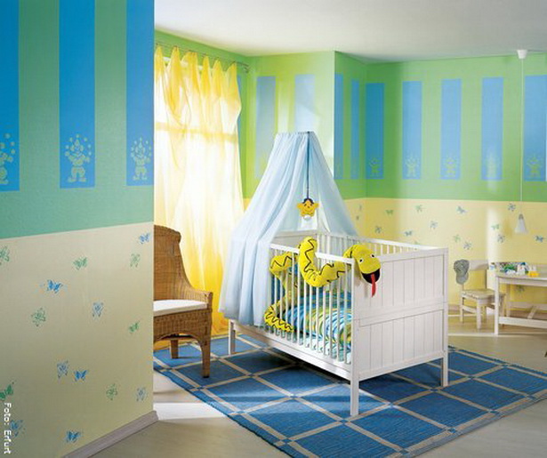 Kinderzimmer gestalten farben
