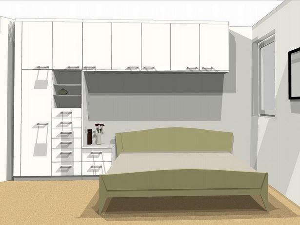 Schlafzimmer mit überbau