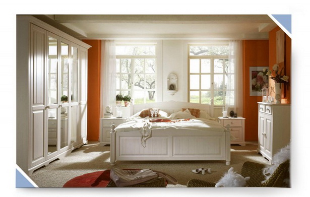 Schlafzimmermöbel landhausstil weiß