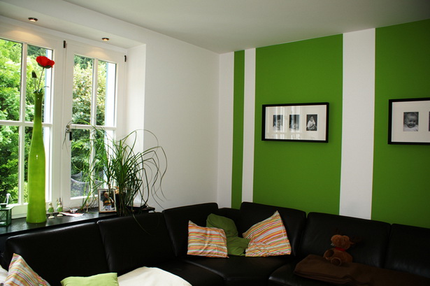 Wohnzimmer grün
