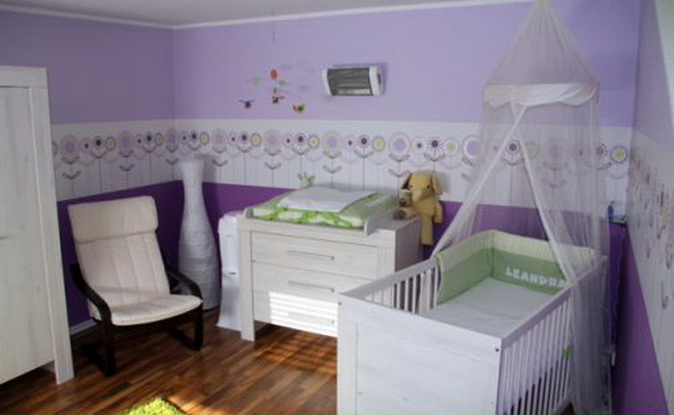 Babyzimmer lila