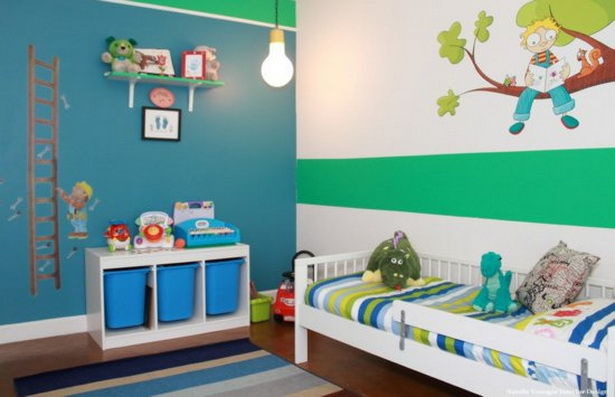 Kinderzimmer gestalten grün