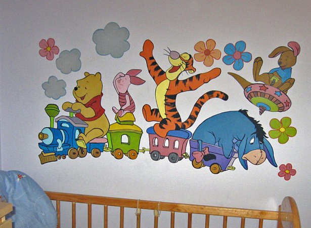 Kinderzimmer wand gestalten