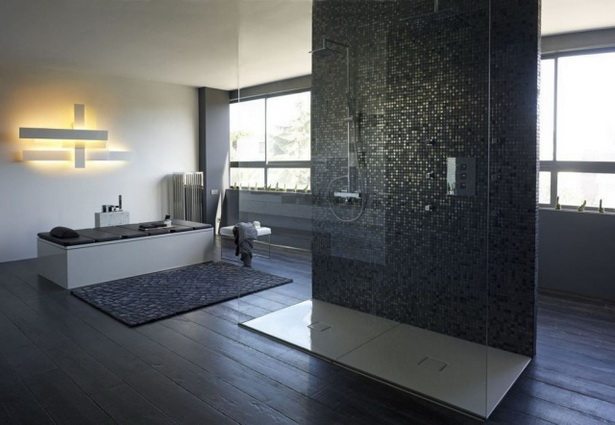 Moderne badezimmer mit dusche