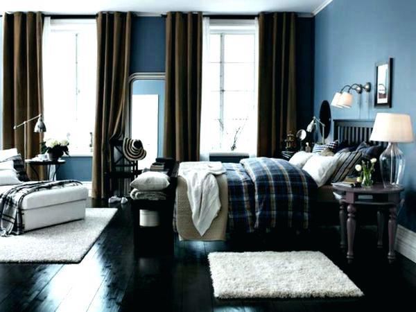 Schlafzimmer dunkelblau