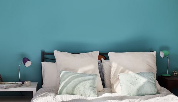 Schlafzimmer farbe blau