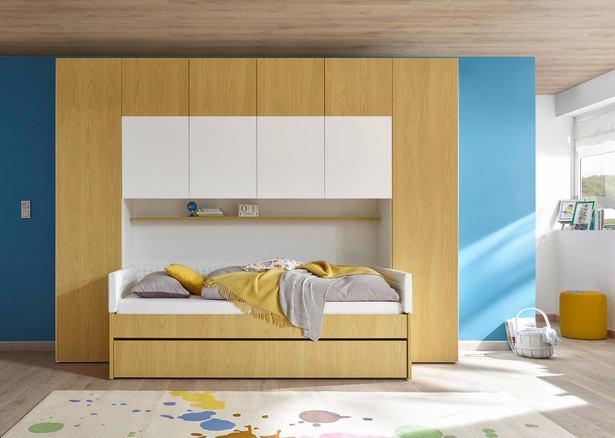 Schlafzimmer gelb weiß