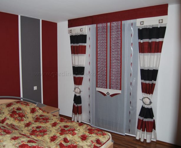 Schlafzimmer in rot