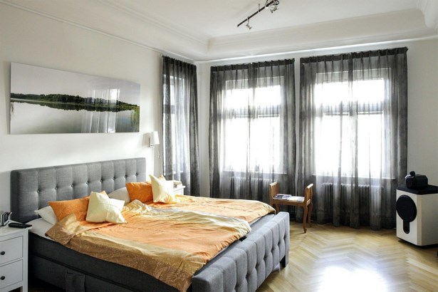 Wandfarbe grau schlafzimmer