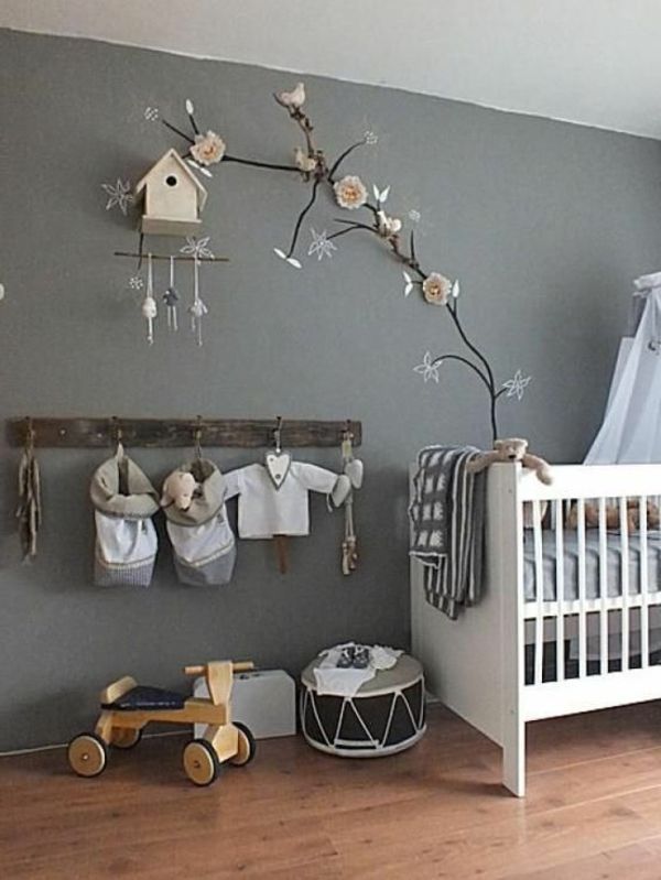 Babyzimmer grau