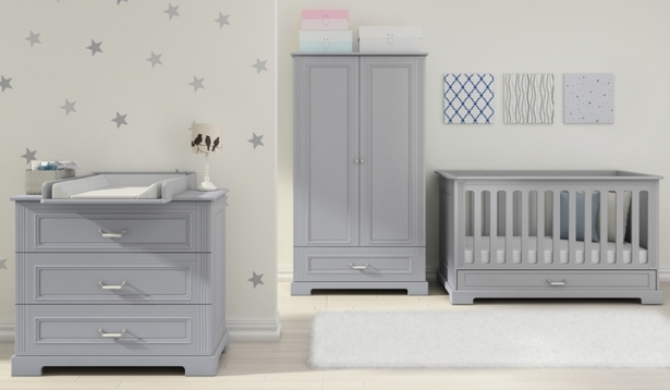 Babyzimmer möbel grau