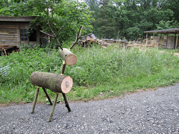 Holz deko garten basteln