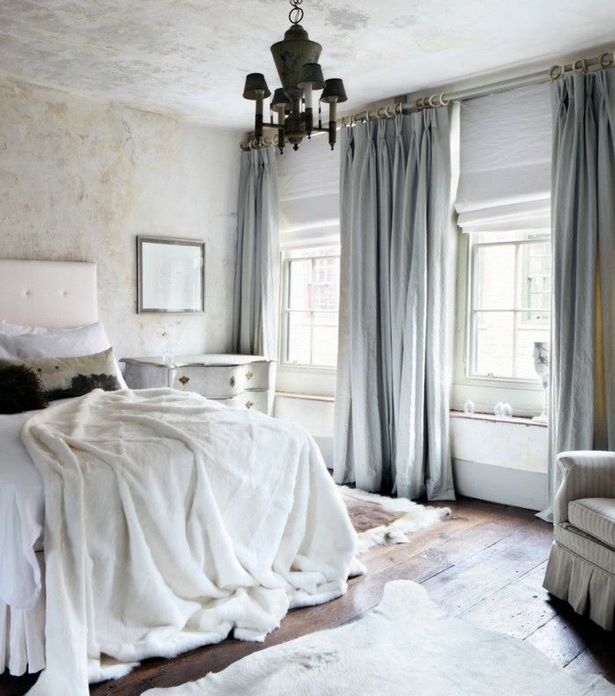 Schlafzimmer gardinen weiß