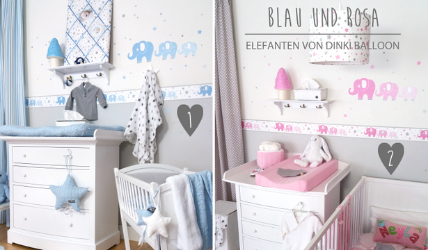 Babyzimmer gestalten mädchen