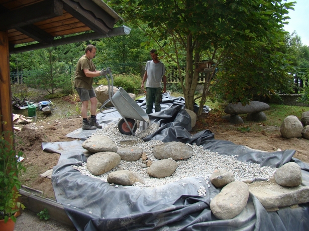 Gartengestaltung mit steinen bilder