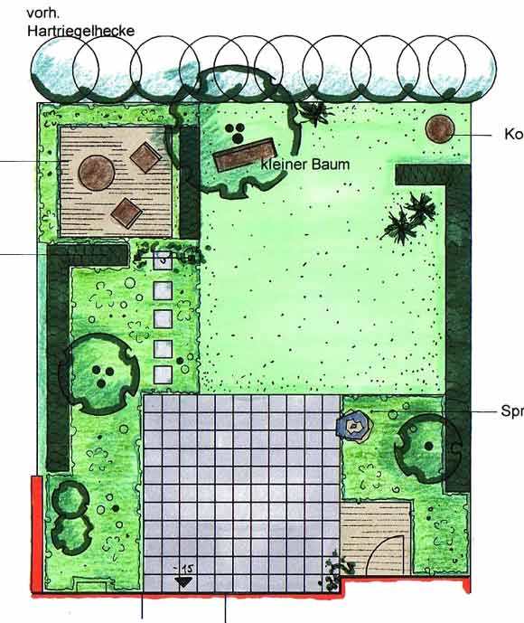 Kleinen garten neu gestalten