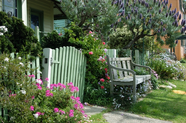 Romantische gartengestaltung