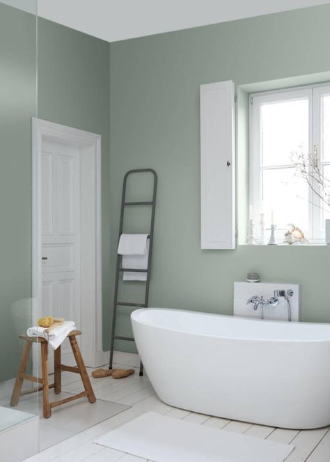 Badezimmer grün gestalten