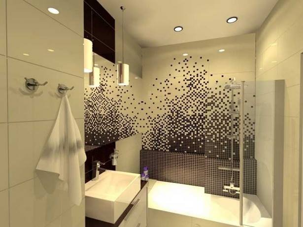 Badezimmer mosaik modern