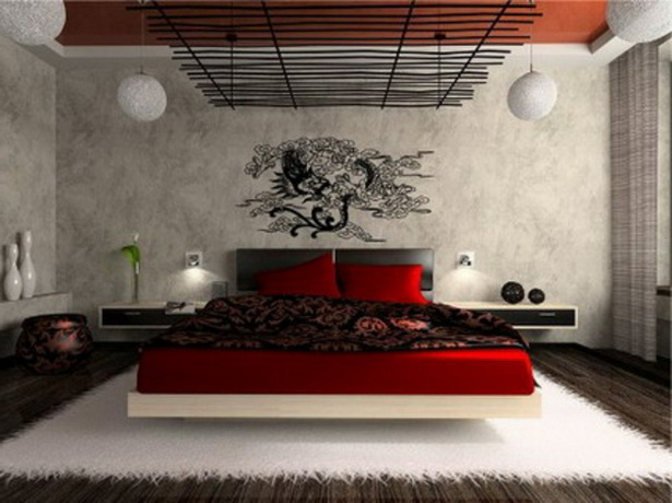 Moderne wandgestaltung schlafzimmer