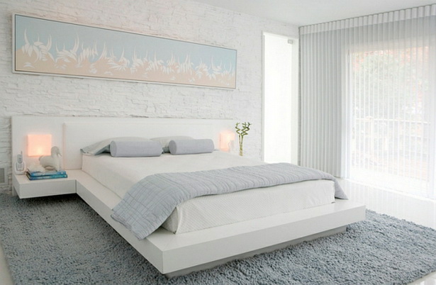 Schlafzimmer in weiß einrichten