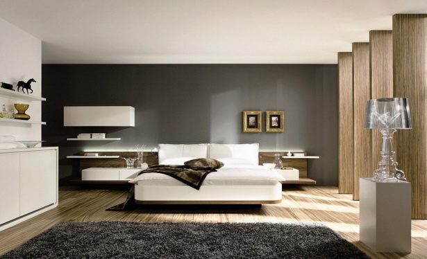 Schlafzimmer weiss grau