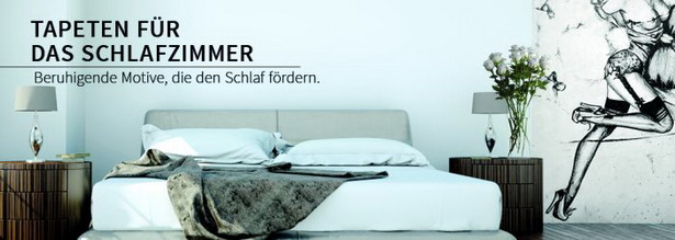 Tapeten schlafzimmer bilder