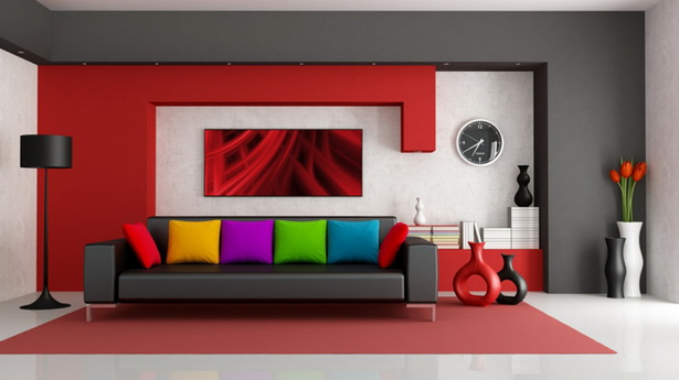Wandfarb ideen wohnzimmer
