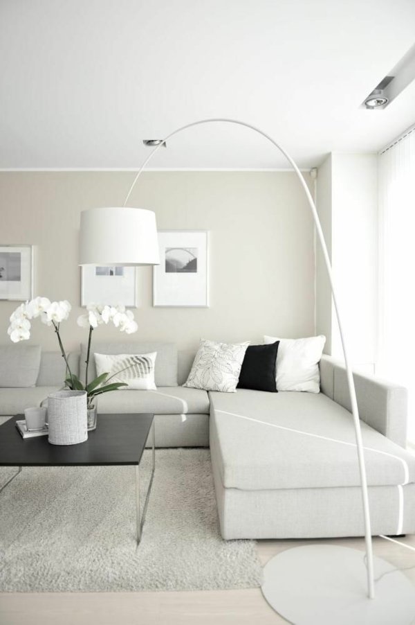 Dekoration wohnzimmer schwarz weiß