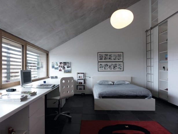 Jugendzimmer weiß grau