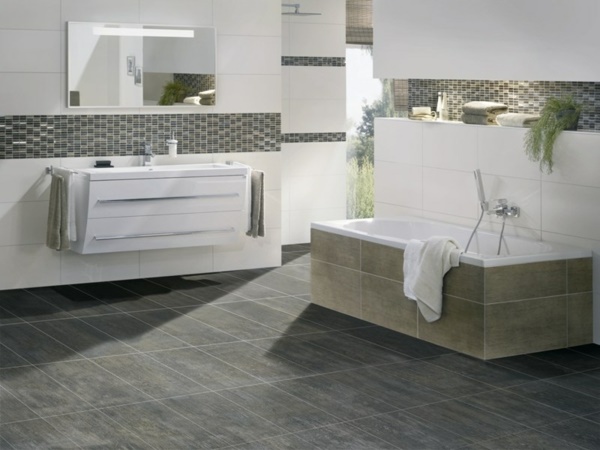 Moderne badezimmer böden