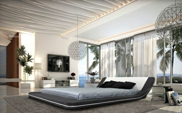 Moderne schlafzimmer deko