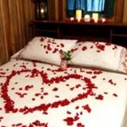 Romantische dekoration schlafzimmer