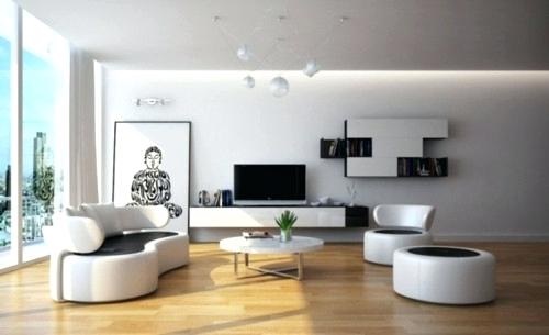 Modernes wohnzimmer weiß