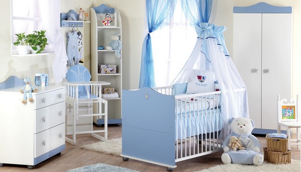 Babyzimmer komplett blau