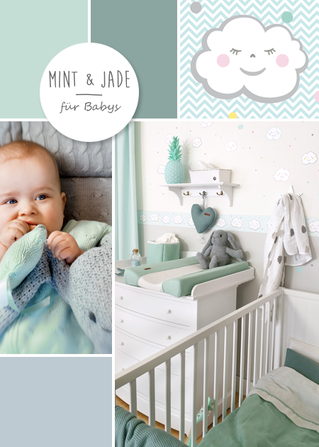 Deko babyzimmer mint