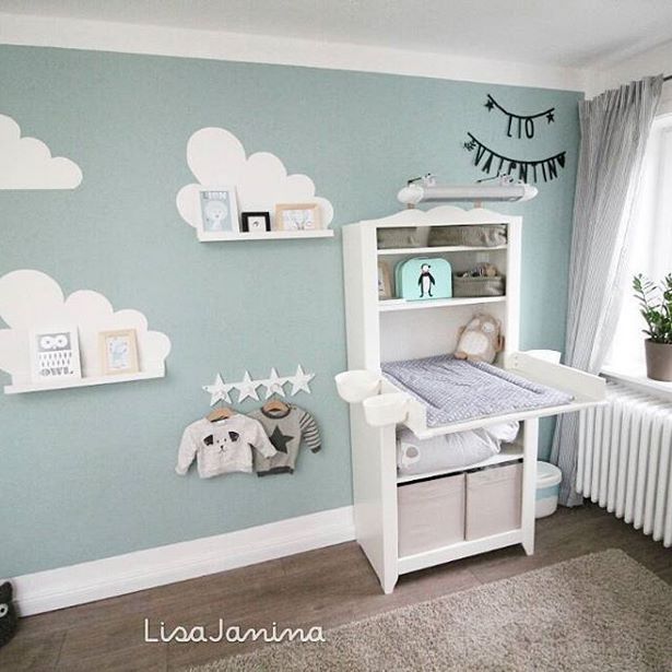 Deko babyzimmer mint