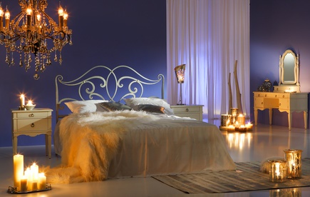 Romantische schlafzimmer einrichtung