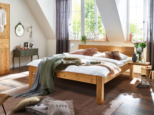 Schlafzimmer bett komforthöhe