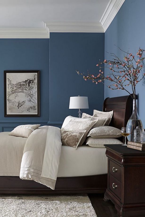 Schlafzimmer gestalten blau