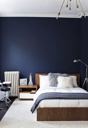 Schlafzimmer gestalten blau