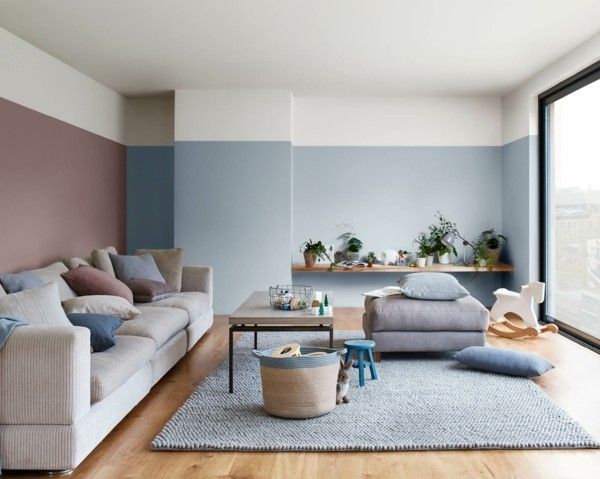 Wandfarbe wohnzimmer trend