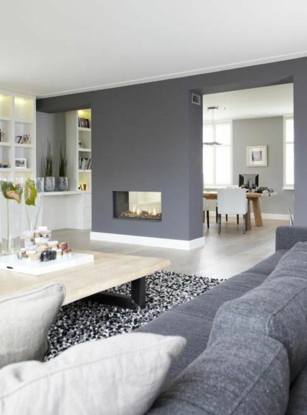 Wohnzimmer farbgestaltung grau