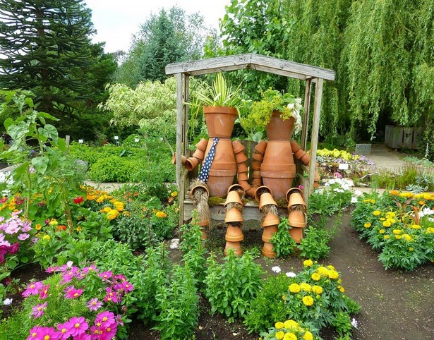 Gartendeko aus naturmaterialien selber machen