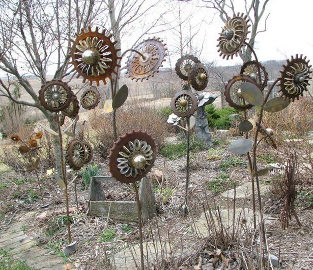 Gartenstecker mit steinen selber machen