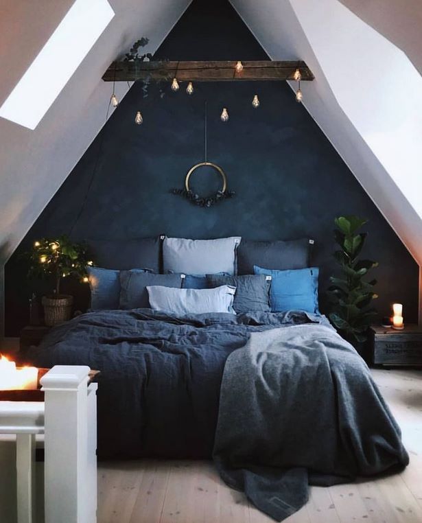 Schlafzimmer ideen wandgestaltung dachschräge