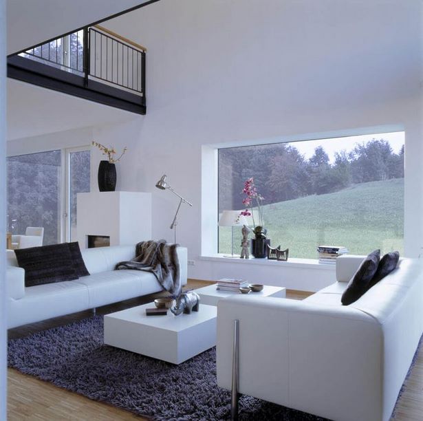 Wohnzimmer grau weiß design